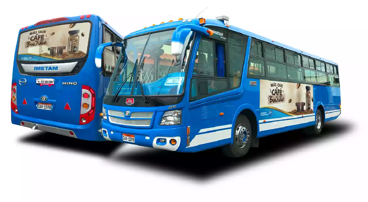 buses con publicidad en quito