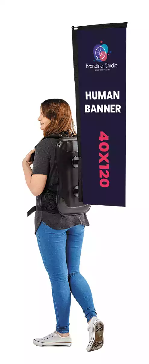 human banner en quito